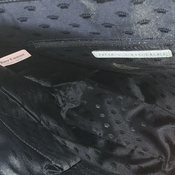 Juicy Couture Textured Black and White Tote - Picture 6 of 12